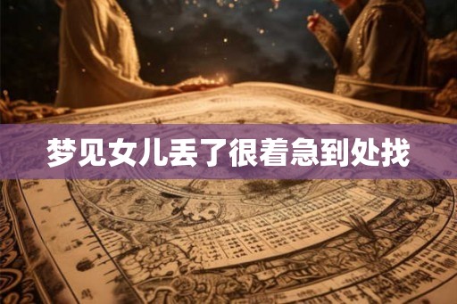 梦见女儿丢了很着急到处找