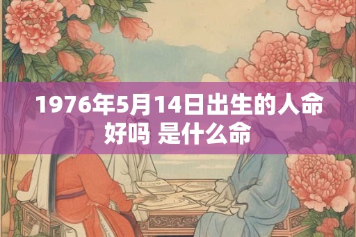 1976年5月14日出生的人命好吗 是什么命