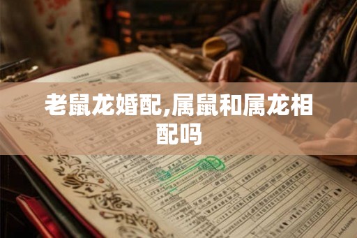 老鼠龙婚配,属鼠和属龙相配吗 老鼠龙婚配,属鼠和属龙相配吗