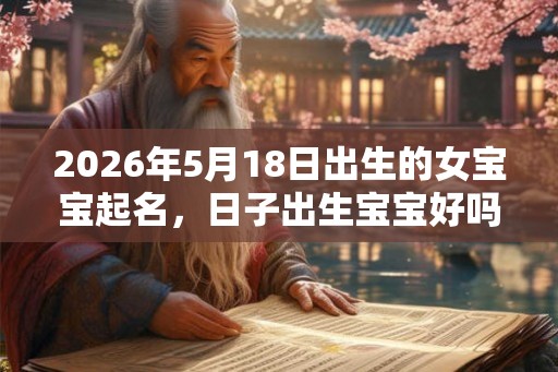 2026年5月18日出生的女宝宝起名，日子出生宝宝好吗？