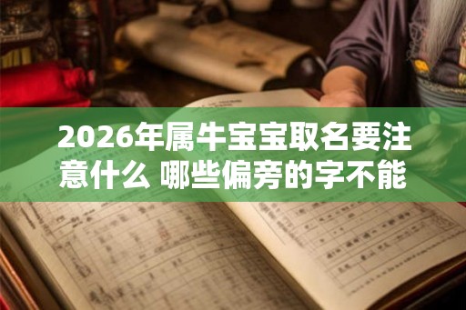 2026年属牛宝宝取名要注意什么 哪些偏旁的字不能用