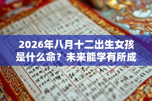 2026年八月十二出生女孩是什么命？未来能学有所成吗？