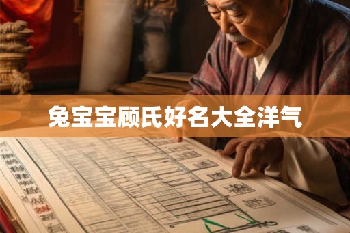 兔宝宝顾氏好名大全洋气