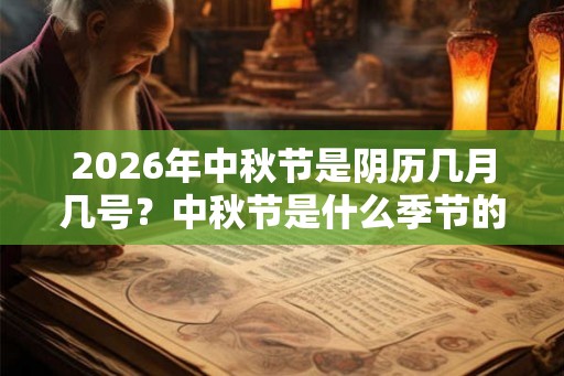 2026年中秋节是阴历几月几号？中秋节是什么季节的节日？