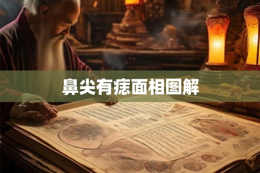 鼻尖有痣面相图解