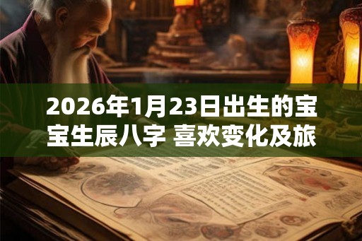 2026年1月23日出生的宝宝生辰八字 喜欢变化及旅行 2026年1月23日出生的宝宝生辰八字 喜欢变化及旅行