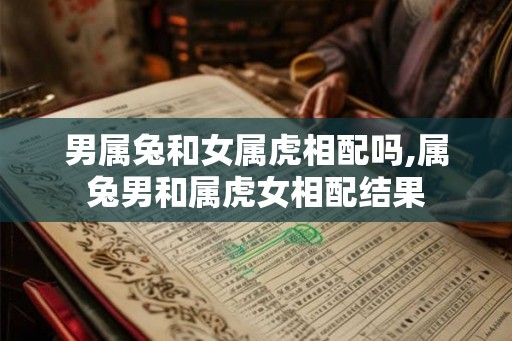 男属兔和女属虎相配吗,属兔男和属虎女相配结果 男属兔和女属虎相配吗,属兔男和属虎女相配结果
