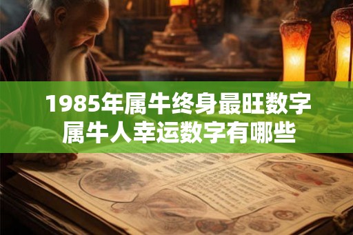 1985年属牛终身最旺数字 属牛人幸运数字有哪些