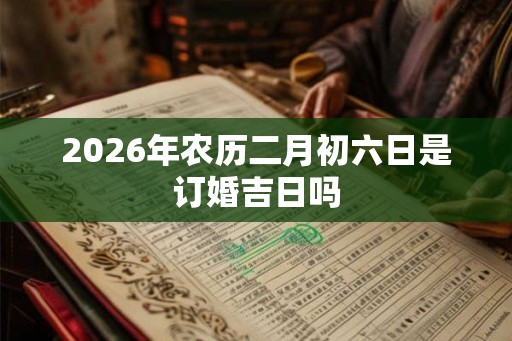 2026年农历二月初六日是订婚吉日吗