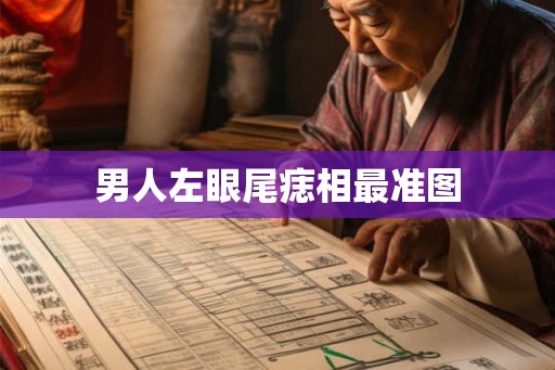 男人左眼尾痣相最准图
