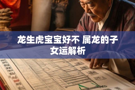 龙生虎宝宝好不 属龙的子女运解析
