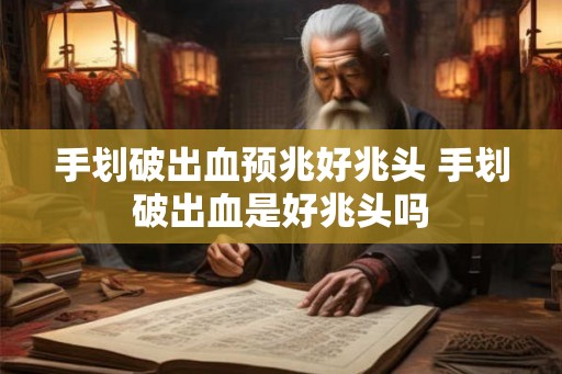 手划破出血预兆好兆头 手划破出血是好兆头吗