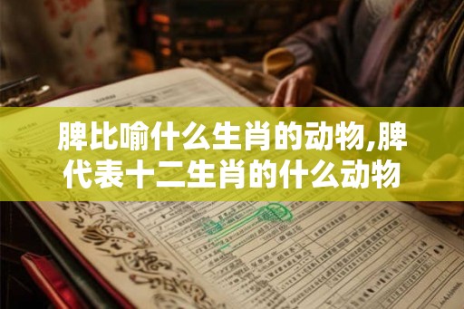 脾比喻什么生肖的动物,脾代表十二生肖的什么动物 脾比喻什么生肖的动物,脾代表十二生肖的什么动物