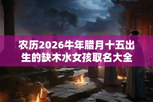 农历2026牛年腊月十五出生的缺木水女孩取名大全
