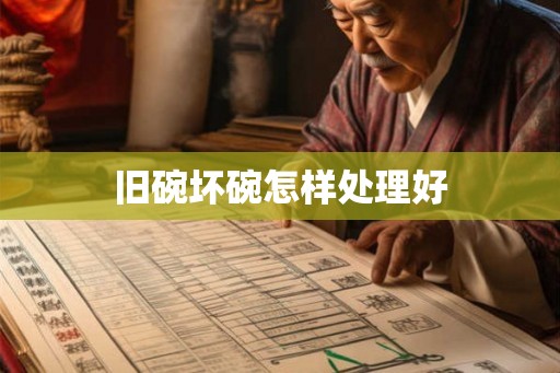 旧碗坏碗怎样处理好