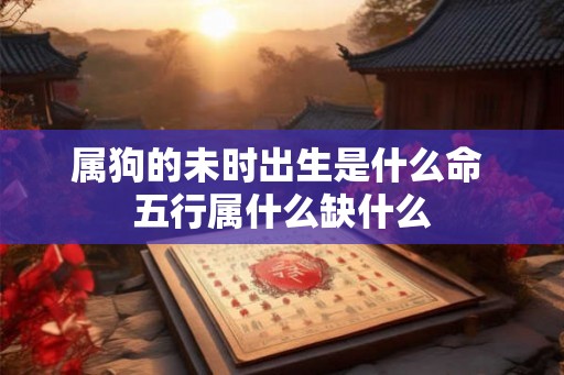 属狗的未时出生是什么命 五行属什么缺什么 属狗的未时出生是什么命 五行属什么缺什么