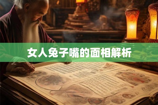 女人兔子嘴的面相解析