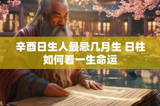 辛酉日生人最忌几月生 日柱如何看一生命运