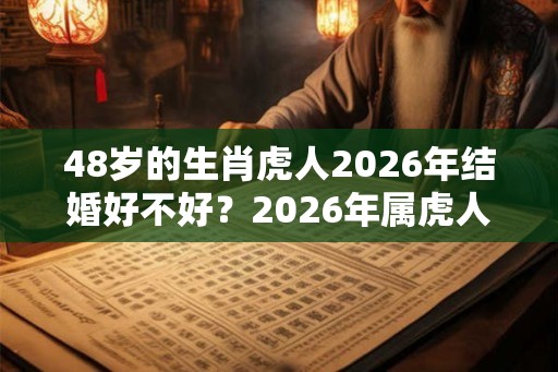48岁的生肖虎人2026年结婚好不好？2026年属虎人桃花好吗？