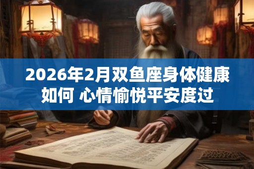 2026年2月双鱼座身体健康如何 心情愉悦平安度过 2026年2月双鱼座身体健康如何 心情愉悦平安度过