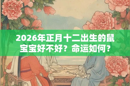 2026年正月十二出生的鼠宝宝好不好?命运如何? 2026年正月十二出生的鼠宝宝好不好?命运如何?