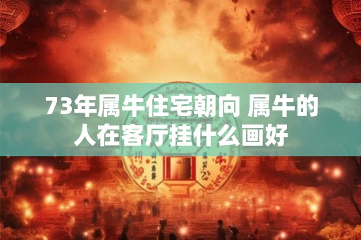 73年属牛住宅朝向 属牛的人在客厅挂什么画好