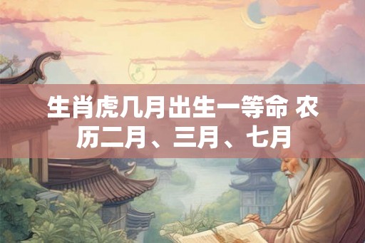 生肖虎几月出生一等命 农历二月、三月、七月
