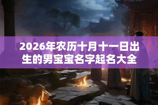 2026年农历十月十一日出生的男宝宝名字起名大全