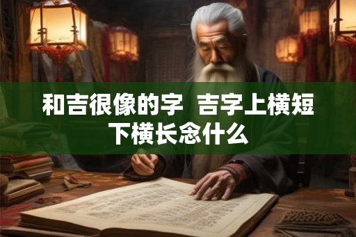 和吉很像的字  吉字上横短下横长念什么