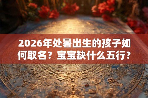 2026年处暑出生的孩子如何取名？宝宝缺什么五行？