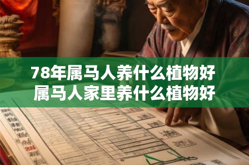 78年属马人养什么植物好 属马人家里养什么植物好