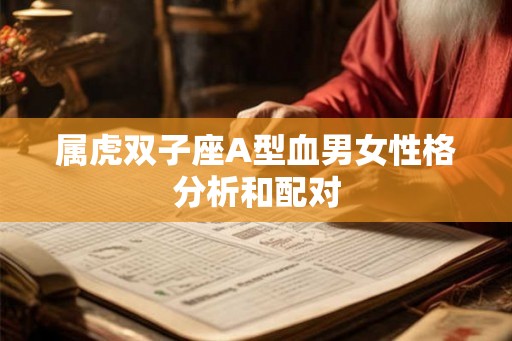 属虎双子座A型血男女性格分析和配对
