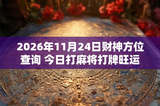 2026年11月24日财神方位查询 今日打麻将打牌旺运方位