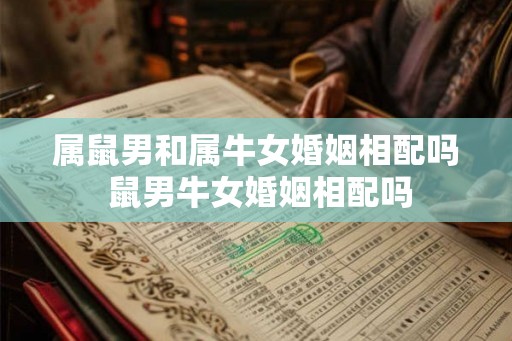 属鼠男和属牛女婚姻相配吗 鼠男牛女婚姻相配吗