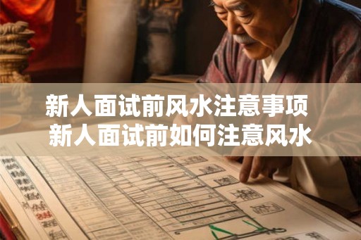 新人面试前风水注意事项 新人面试前如何注意风水