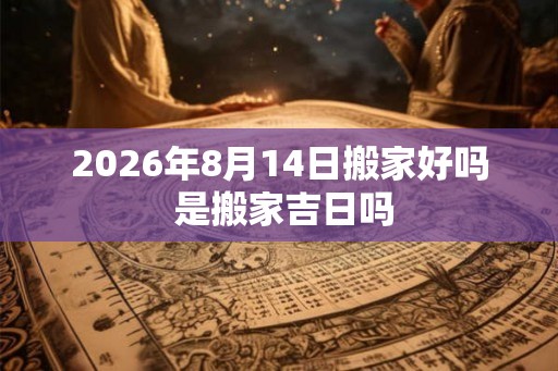 2026年8月14日搬家好吗 是搬家吉日吗 2026年8月14日搬家好吗 是搬家吉日吗