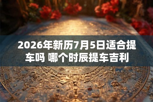 2026年新历7月5日适合提车吗 哪个时辰提车吉利