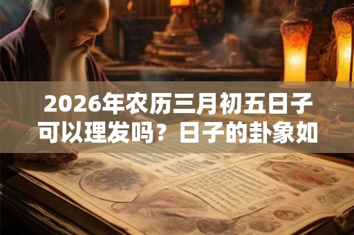 2026年农历三月初五日子可以理发吗？日子的卦象如何？