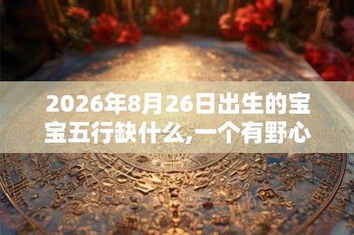 2026年8月26日出生的宝宝五行缺什么,一个有野心和自信的人