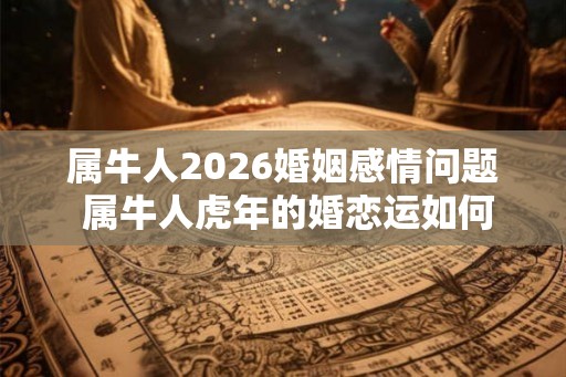 属牛人2026婚姻感情问题 属牛人虎年的婚恋运如何