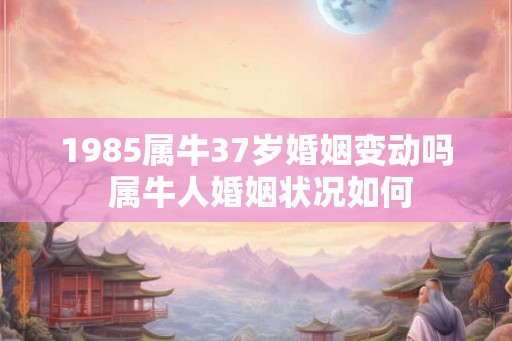 1985属牛37岁婚姻变动吗 属牛人婚姻状况如何