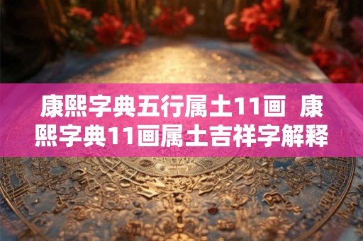 康熙字典五行属土11画  康熙字典11画属土吉祥字解释