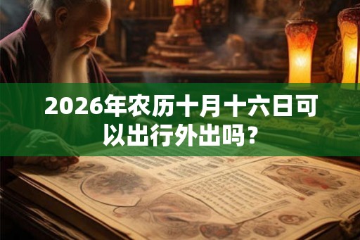 2026年农历十月十六日可以出行外出吗？