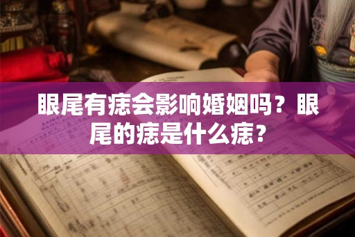 眼尾有痣会影响婚姻吗？眼尾的痣是什么痣？