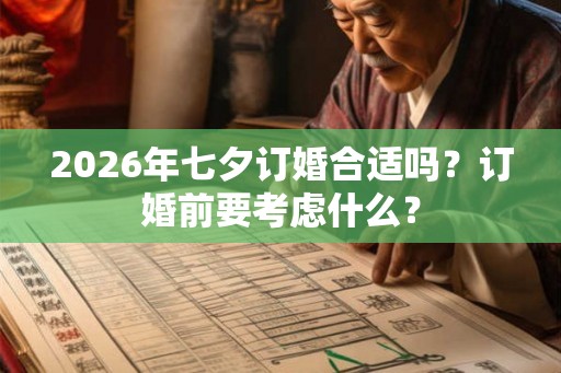 2026年七夕订婚合适吗？订婚前要考虑什么？
