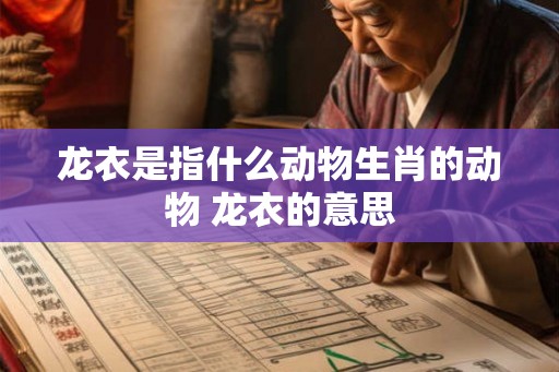 龙衣是指什么动物生肖的动物 龙衣的意思