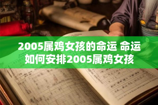 2005属鸡女孩的命运 命运如何安排2005属鸡女孩