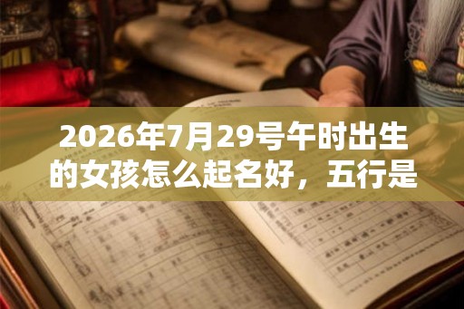 2026年7月29号午时出生的女孩怎么起名好,五行是什么? 2026年7月29号午时出生的女孩怎么起名好,五行是什么?