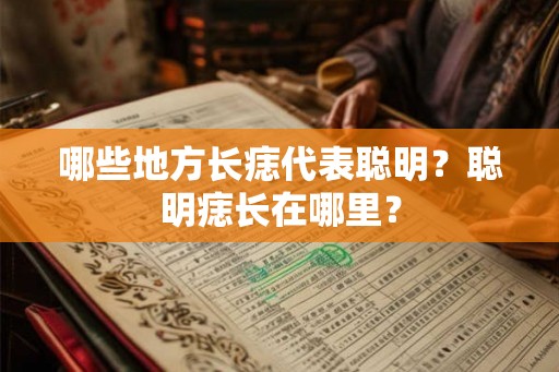哪些地方长痣代表聪明？聪明痣长在哪里？