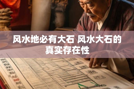风水地必有大石 风水大石的真实存在性